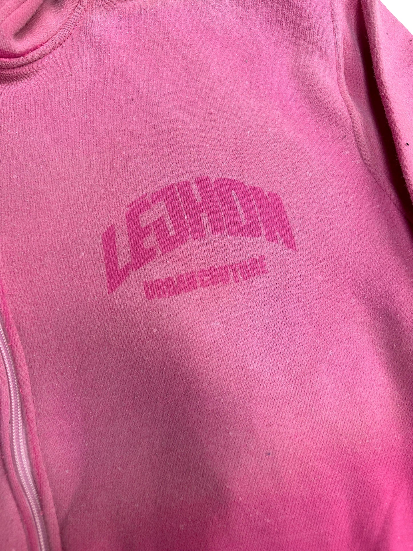 Pink Lējhon Zip Hoodie